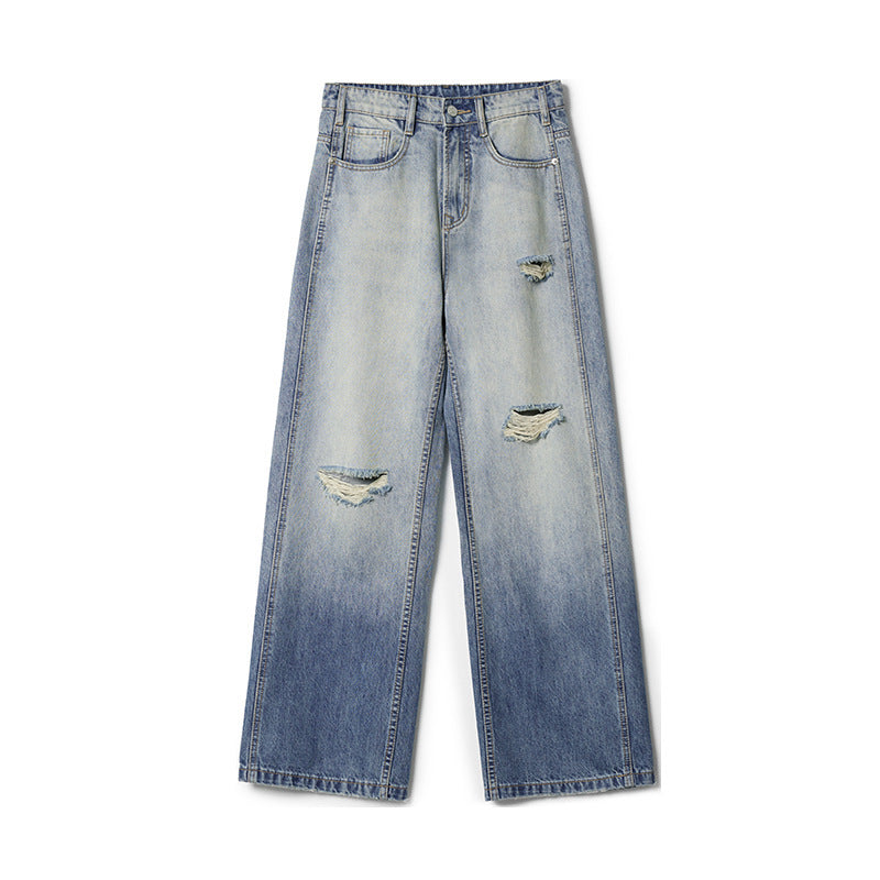 Fashion Men Loose Cool Straight-leg Pants